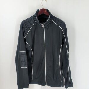 Marc Ecko‎ Cut & Sew Deadly Threads 72 nd Full Zip Track Jacket Black Size L